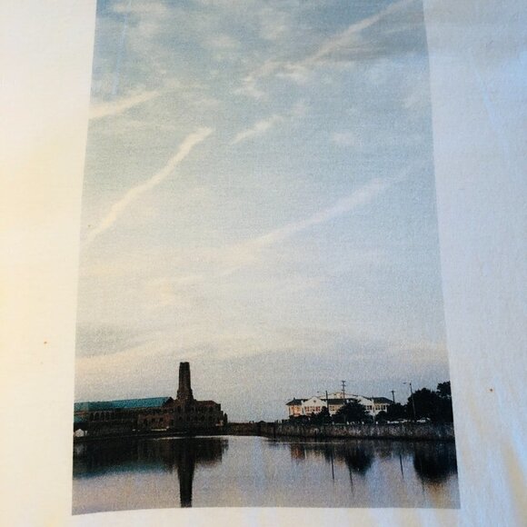 Graphic Tee Asbury Park NJ Beach Original Photo Ocean Grove Lake and Sky Large - Picture 3 of 14